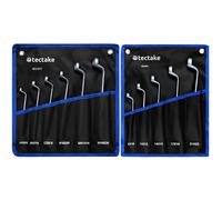 tectake Double Ring Spanner Set TECTAKE Multicolor