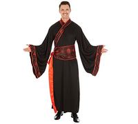 TecTake dressforfun Men’s Asian Costume | Long kimono-style robe | Far East-inspired style | includes extra belt (XL | no. 301043)