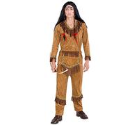 TecTake dressforfun Men’s Costume Native American Chief | Eye-catching trim | incl. sash belt (XL | no. 300557)