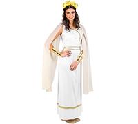 TecTake dressforfun Women’s costume Greek goddess Olympia | Long, elegant dress | Long, golden wing sleeves (L | No. 300200)