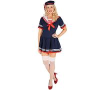 TecTake dressforfun Women’s costume Sailor Lady | Sexy sailor look | This costume is ideal for themed parties | Includes Hat (L | No. 301426)