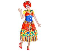 TecTake dressforfun Women’s Fridoline the Clown Costume | Wonderful ballgown | incl. funky headband with bow (XL | no. 300780)