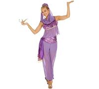 TecTake dressforfun Women’s Magical Genie Costume | Playful top | Harem pants | Wonderful Eastern-inspired costume | incl. headdress (M | no. 300986)