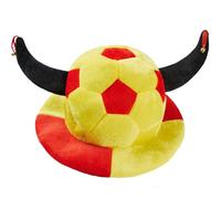 tectake Espania Football Fan Hat With Horns TECTAKE Multicolor One Size