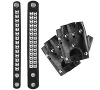 Fancy Dress Costume Accessory Set Gloves 2 Bracelets Dress Up Party Outfit