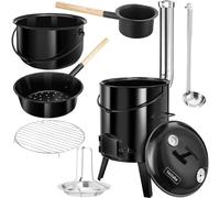 tectake Field Kitchen Rocket 17 L, 5-in-1, In ccessories in Black TECTAKE Black