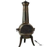 tectake Fire Pit in Grey TECTAKE Grey