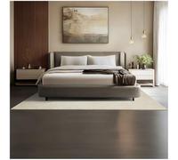 tectake® Fluffy Rug in Allergy-Friendly Short-Pile Fabric, Durable & Washable Rug with Non-Slip Underside, Soft, Versatile Carpet for Living Room, Bedroom, Kitchen & Hallway - 160 x 230 cm, Beige