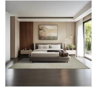 tectake® Fluffy Rug in Allergy-Friendly Short-Pile Fabric, Durable & Washable Rug with Non-Slip Underside, Soft, Versatile Carpet for Living Room, Bedroom, Kitchen & Hallway - 200 x 290 cm, Sand