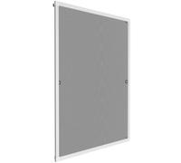 Tectake Fly Screen - For Window Frame, Individually Adjustable - White