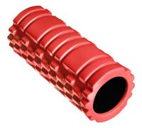 Tectake Foam Roller Yoga Massage Roll Red, Red