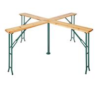 Wooden Quattro Folding Garden High Table Beer Bar Pub Party BBQ for 20 Persons