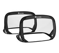 Tectake Football Goals - Pop-Up Set Of 2, Including Pegs And Carry Bag - Black