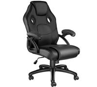 tectake Gaming Chair Mike in Black TECTAKE Black