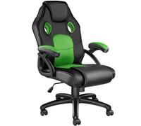 tectake Gaming Chair Mike in Green TECTAKE Green