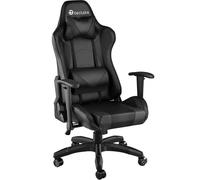 tectake Gaming Chair Stealth in Black TECTAKE Black