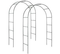 tectake Garden Arch Set Of 2 in Green | Size: 2 Pack TECTAKE Green 2 Pack