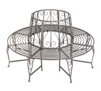 tectake Garden Bench Enyd in Dark Grey | Size: 6 Person TECTAKE Dark Grey 6 Person