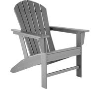 Garden Chair Adirondack Ergonomic Concave Backrest Weather-Proof Armrests New