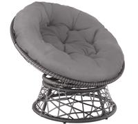 Rattan Garden Furniture Chairs Cushions Egg Wicker Outdoor Swivel Bowl Seat