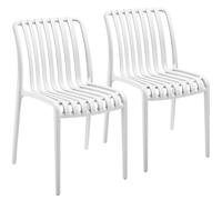 tectake Garden Chairs Alcudia in Cream | Size: 2 Seater TECTAKE Cream 2 Seater