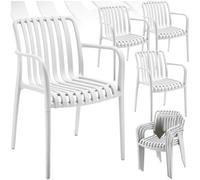 Strong Chairs Plastic Patio Garden Outdoor Home Partying Stacking Camping Low