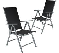 Garden Furniture Chairs Folding Outdoor Patio Metal Dining Chair Aluminium