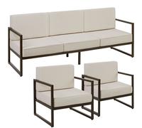 tectake Garden Furniture Comosa in Brown | Size: Large TECTAKE Brown Large