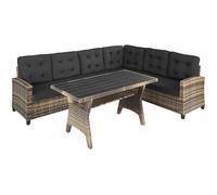 Corner Sofa Garden Furniture Table and Chairs Rattan Set Outdoor 6 Seater Wicker