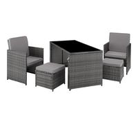 Garden Furniture Table and Chairs Rattan Set Outdoor Chair Patio Dining Bistro