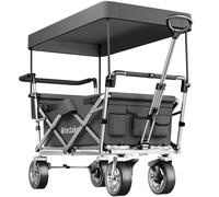 tectake Garden Trolley Nico in Grey TECTAKE Grey