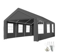 tectake Gazebo Jasko in Grey | Size: Large TECTAKE Grey Large