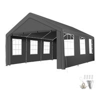 tectake Gazebo Jasko in Grey | Size: XL TECTAKE Grey XL