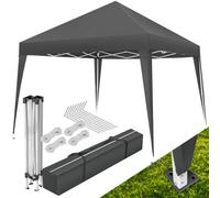 tectake Gazebo Linosa in Grey | Size: Large TECTAKE Grey Large