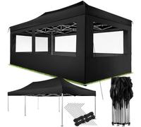 Garden Folding Pop Up Gazebo Outdoor Party Tent 100% Waterproof Marquee 6x3m new