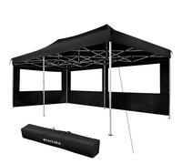 tectake Gazebo Viola in Black | Size: Large TECTAKE Black Large