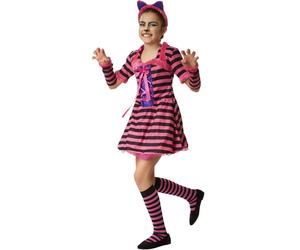 tectake Girl's Gallant Cheshire Cat Costume | Size: 11-12 Years TECTAKE Multicolor 11-12 Years