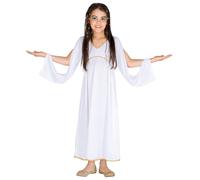 tectake Girl's Greek Princess Iphigenia Costume in White | Size: 6-7 Years TECTAKE White 6-7 Years