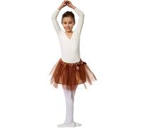tectake Girl's Kids' Tutu Coffee in Brown | Size: 5-6 Years TECTAKE Brown 5-6 Years