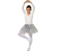 tectake Girl's Kids' Tutu Grey | Size: 7-8 Years TECTAKE Grey 7-8 Years