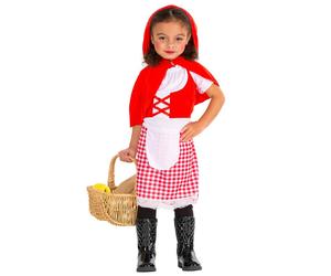 tectake Girl's Little Red Riding Hood Costume | Size: 12-14 Years TECTAKE Multicolor 12-14 Years