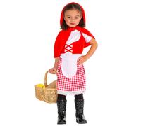 tectake Girl's Little Red Riding Hood Kids Costume | Size: 10-12 Years TECTAKE Red 10-12 Years