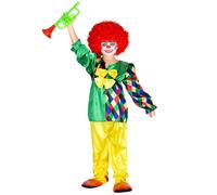 tectake Girl's Mimi The Clown Costume | Size: 9-10 Years TECTAKE Multicolor 9-10 Years