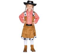 tectake Girl's Texas Cowgirl Costume | Size: 10-12 Years TECTAKE Multicolor 10-12 Years