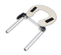 Tectake Aluminium Massage Table Headrest - Grey, Grey