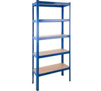 tectake Heavy-Duty Shelf 350 Kg - Blue TECTAKE Blue