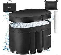 tectake Ice Bath Tub Espoo in Black TECTAKE Black
