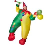 Inflatable Clown Costum unisex BlowUp Halloween carnival Fancy Dress outfit