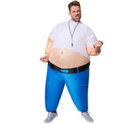 Inflatable Personal Trainer Costum unisex BlowUp Halloween carnival Fancy Dress