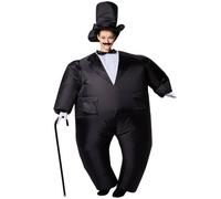 Inflatable Tuxedo Costum unisex BlowUp Halloween carnival Fancy Dress Outfit